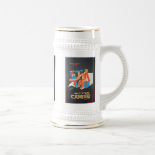 Bitter Campari Vintage-Liquor-Etiketten-Tassen Bierglas