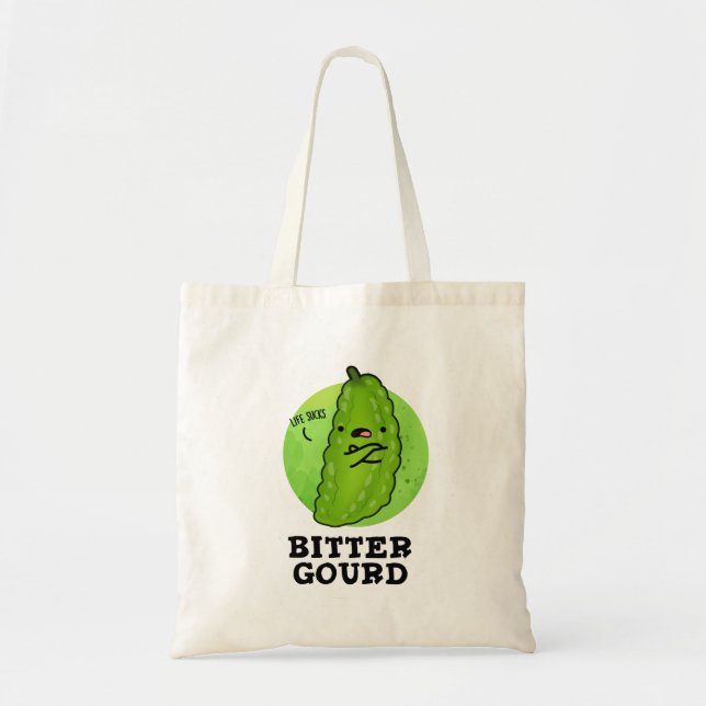 Bitter Gourd Funny Veggie Pun Tragetasche (Vorne)