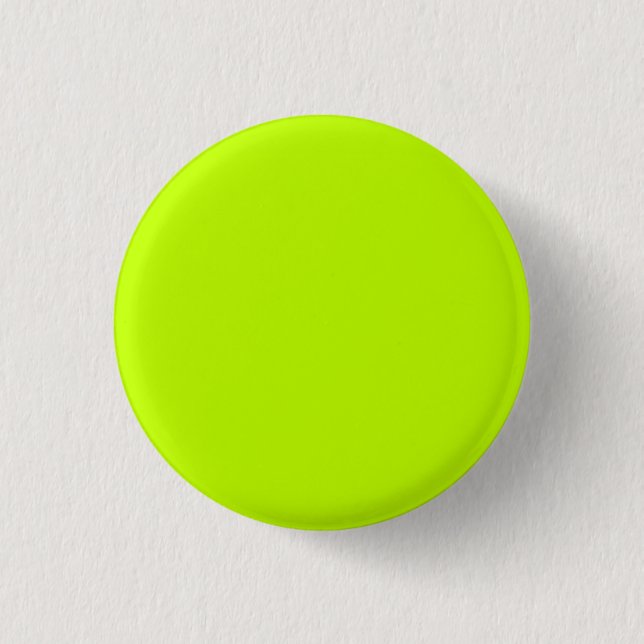 Bitter Limone Solid-Farbe Button (Vorderseite)