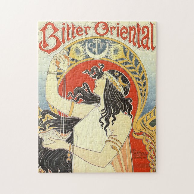 "Bitter Oriental" Vintage Ad Puzzle (Vertikal)