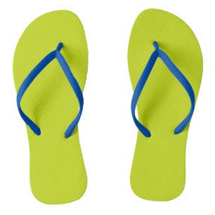Bittere Zitrone (Vollfarbe) Flip Flops