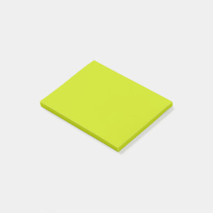 Bittere Zitrone (Vollfarbe) Post-it Klebezettel