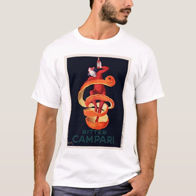 Bitterer Campari durch Cappiello T-Shirt (Vorderseite)