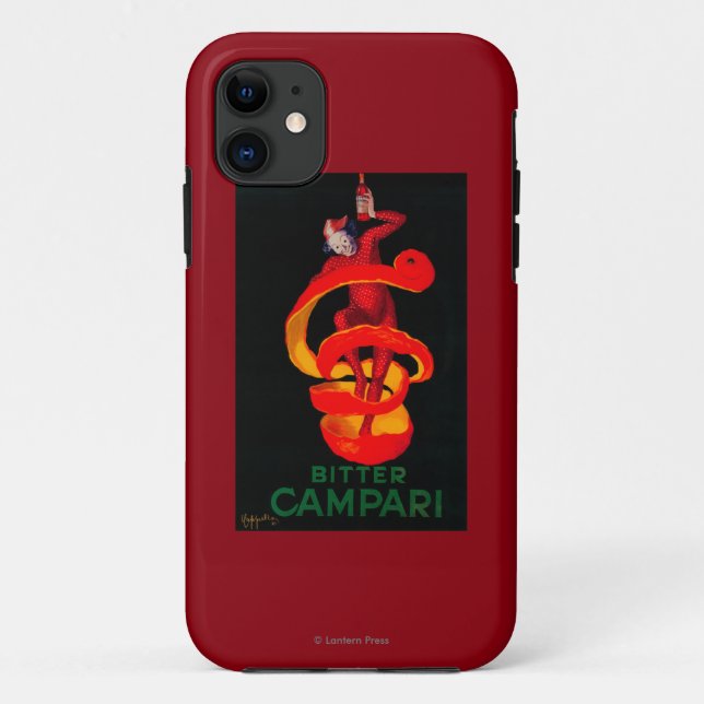 Bitterer Campari Vintages PosterEurope Case-Mate iPhone Hülle (Rückseite)