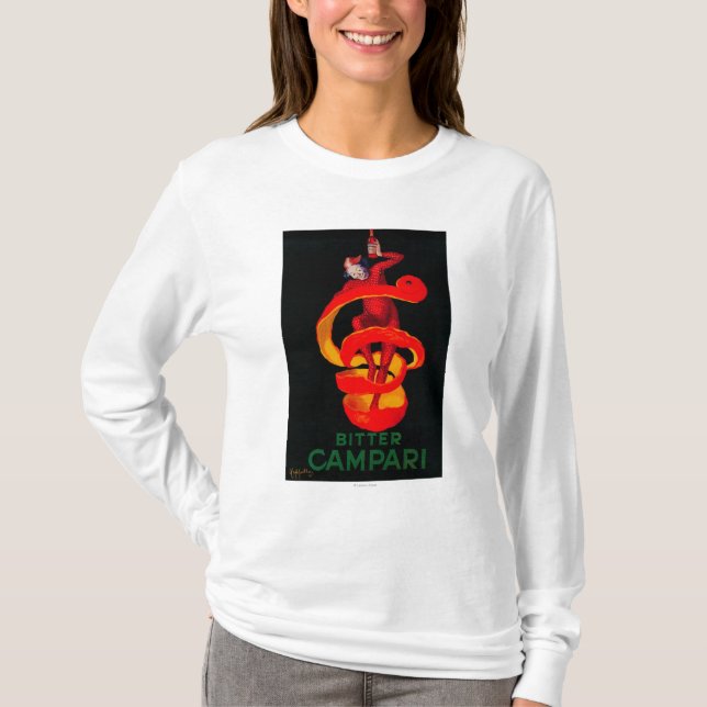 Bitterer Campari Vintages PosterEurope T-Shirt (Vorderseite)