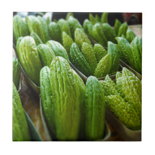 Bitterer Melone-Gurken-Stadt-Markt Kansas City Fliese