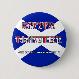Bitteres zusammen schottisches button