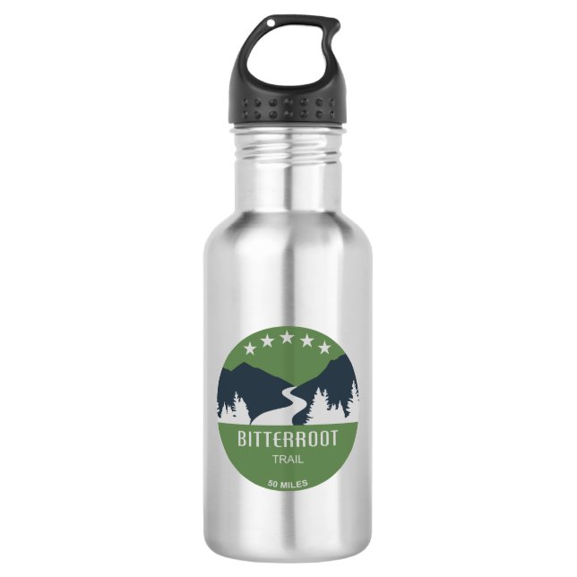 Bitterroot Trail Edelstahlflasche (Vorderseite)