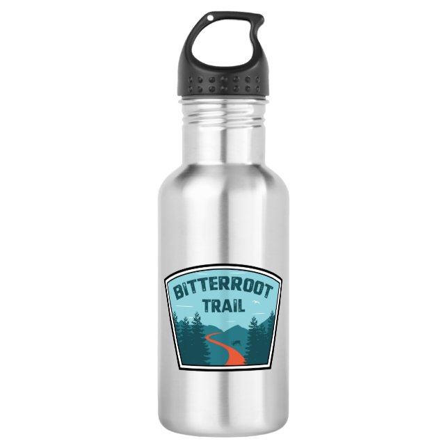 Bitterroot Trail Edelstahlflasche (Vorderseite)