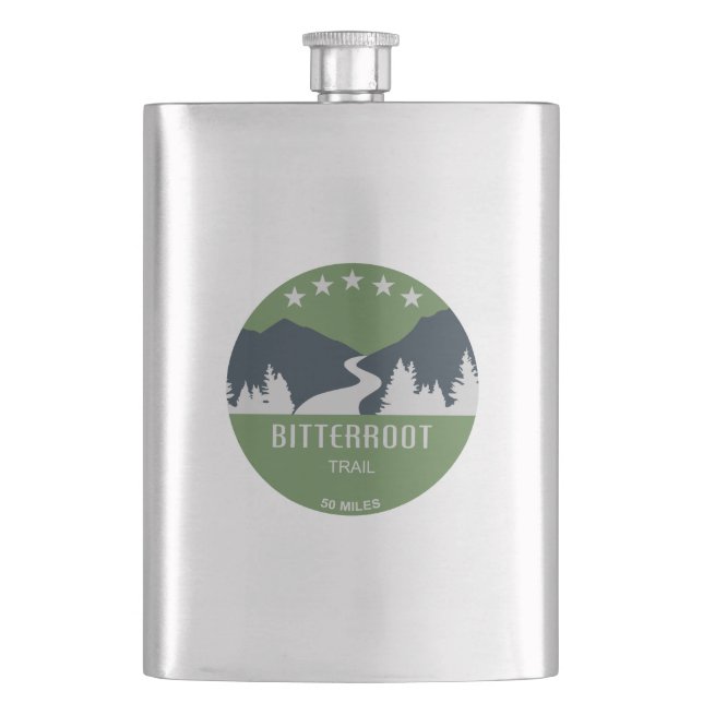 Bitterroot Trail Flachmann (Vorderseite)