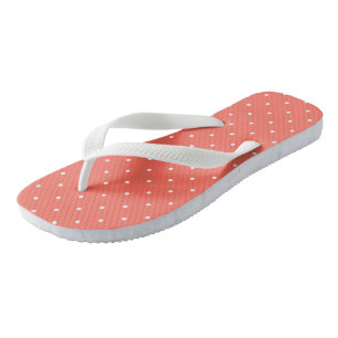 Bittersüß und weiße Punkte Flip Flops