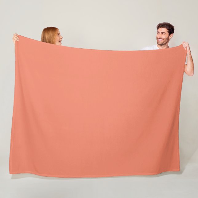 Bittersüße einfarbige Farbe Fleecedecke (Beispiel)