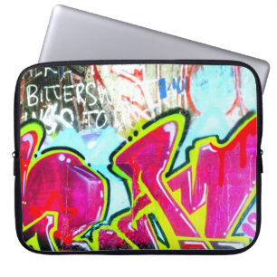 Bittersüße Graffiti Laptopschutzhülle
