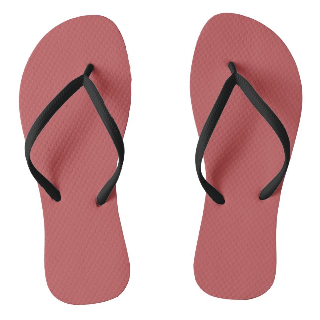 Bittersüßer Schimmer (Vollfarbe) Flip Flops (Fußbett)