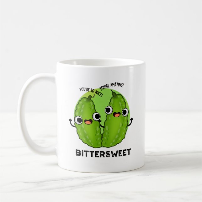 Bittersweet Funny Bitter Gourd Pub Kaffeetasse (Links)