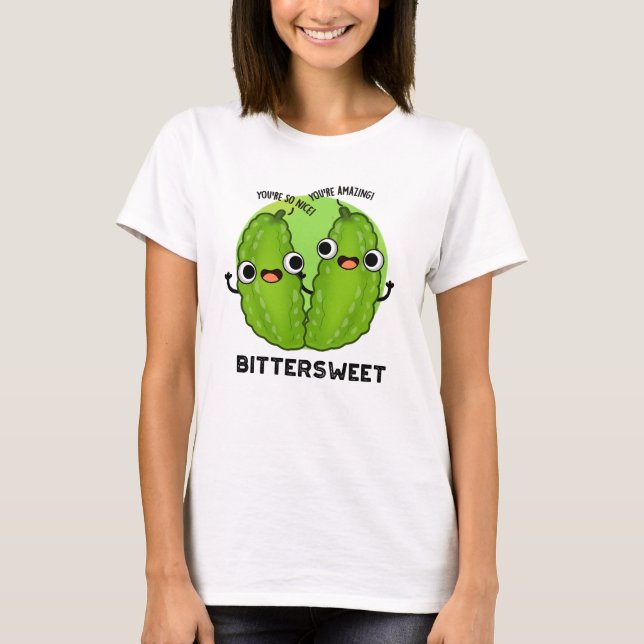 Bittersweet Funny Bitter Gourd Pub T-Shirt (Vorderseite)