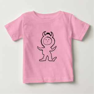 Bitty Bull Jammies Kid Baby T-shirt