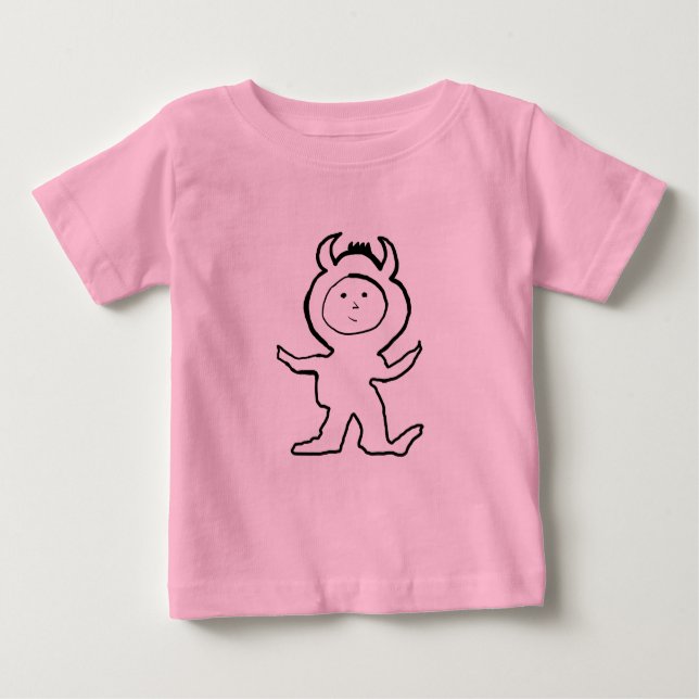 Bitty Bull Jammies Kid Baby T-shirt (Vorderseite)