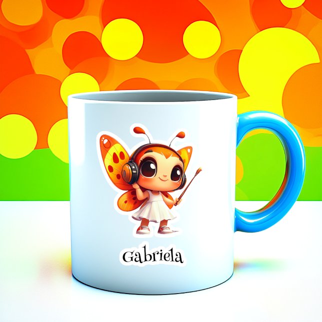 Bitty Butterfly Personalisierter Vinyl Sticker (Von Creator hochgeladen)