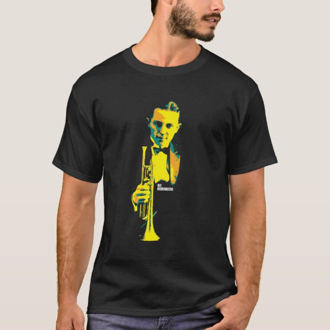 Bix Beiderbecke. Leon Bismark Beiderbecke. an Amer T-Shirt (Vorderseite)