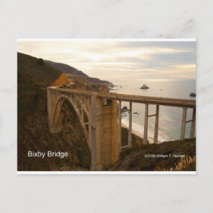 Bixby Bridge Big Sur California Produkte Postkarte