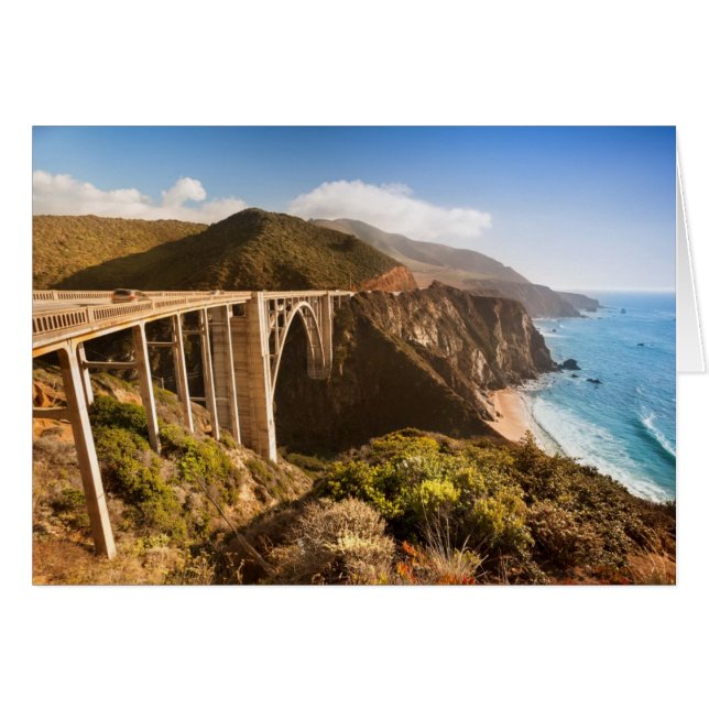 Bixby Bridge, Big Sur, Kalifornien, USA (Vorderseite (Horizontal))