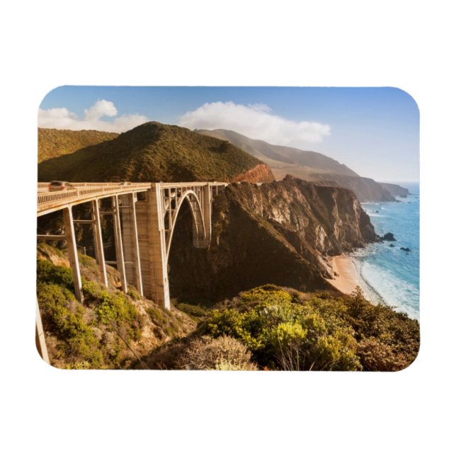 Bixby Bridge, Big Sur, Kalifornien, USA Magnet (Horizontal)
