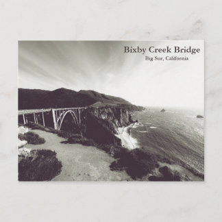 Bixby Bridge, Big Sur, Kalifornien, USA Postkarte