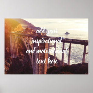 Bixby-Bridge-Leinwand Poster