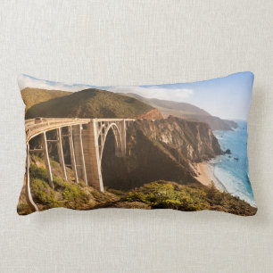 Bixby Brücke, großes Sur, Kalifornien, USA Lendenkissen