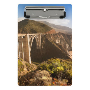 Bixby Brücke, großes Sur, Kalifornien, USA Mini Klemmbrett