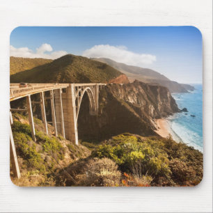 Bixby Brücke, großes Sur, Kalifornien, USA Mousepad