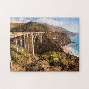 Bixby Brücke, großes Sur, Kalifornien, USA Puzzle