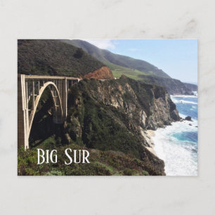 Bixby Creek Bridge, Big Sur Coast, CA Postkarte