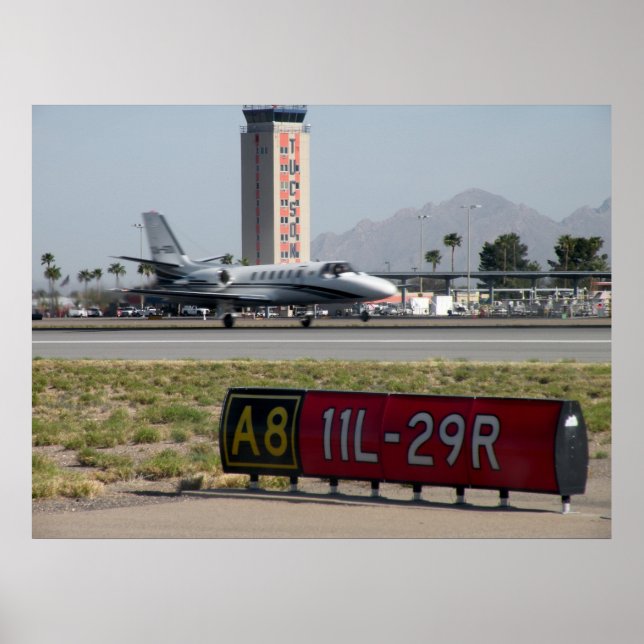 Biz Jet in Tuscon Poster (Vorne)