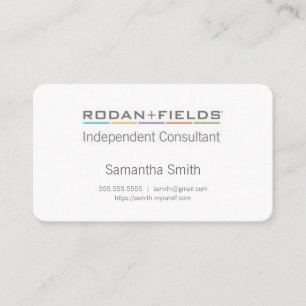 Biz-Karten mit Farbkästchen Visitenkarte