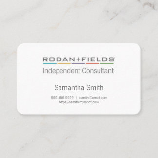 Biz-Karten mit Farbkästchen Visitenkarte