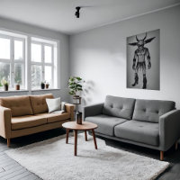 Bizarre cooles Monsterporträt | Art der AI