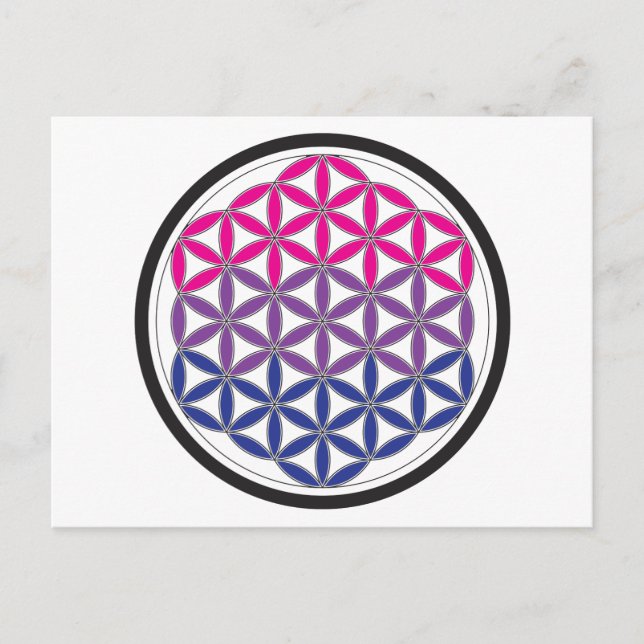 bizarre Geometrie Postkarte (Vorderseite)