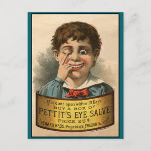 Bizarre und Funny Vintage Ad Postkarte