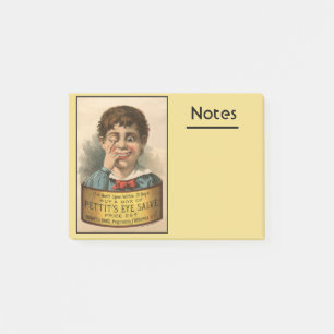 Bizarre und lustige Vintage-Werbung Post-it Klebezettel