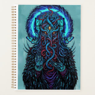 Bizarres Surrealismus Dunkle Kunst Notizbuch Planer