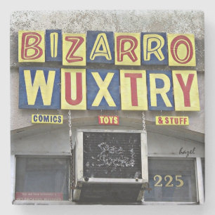 Bizarro Wuxtry, Athen, Ga, Marmorstein Untersetzer