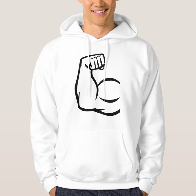Bizeps Hoodie (Vorderseite)