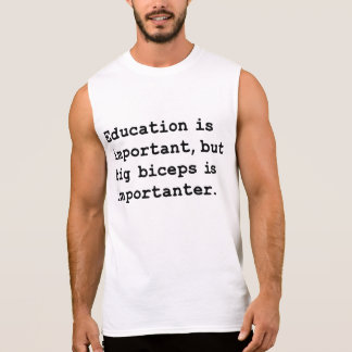 Bizeps ist importanter ärmelloses shirt