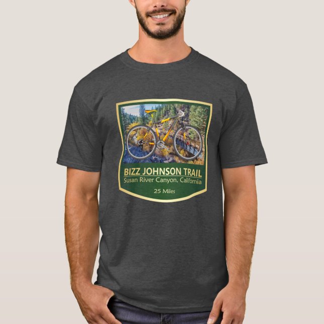 Bizz Johnson Trail Fahrrad2 T-Shirt (Vorderseite)