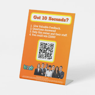 Bizzlr-Sockel Sockelschild