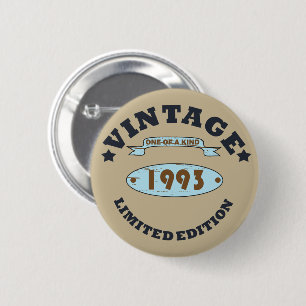 Bj. 1993 Vintage Geburtstag Button