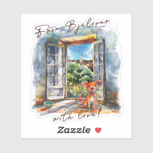 Bjelovar Aufkleber (Blatt)