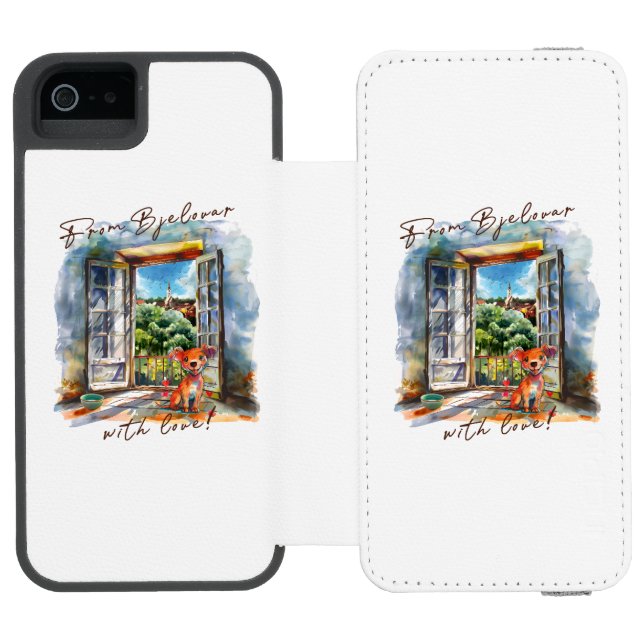 Bjelovar Incipio iPhone Geldbeutel-Hülle (Folio Geöffnet)